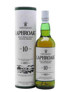 Laphroaig Single Islay Malt 10 Years Old Whiskey