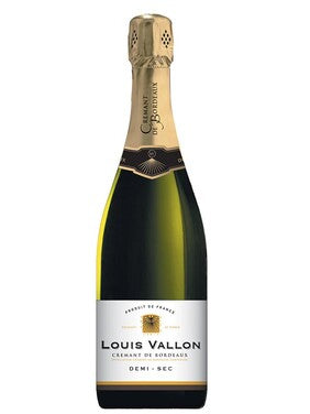 Louis Vallon Cremant de bordeaux demi-sec white Wine