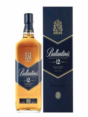 Ballantines 12 Years Old Blended Scotch Whiskey