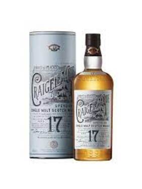 Craigellache speyside single malt scotch 17years