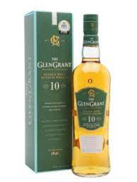 The Glen Grant single malt scotch Whiskey  10 Years